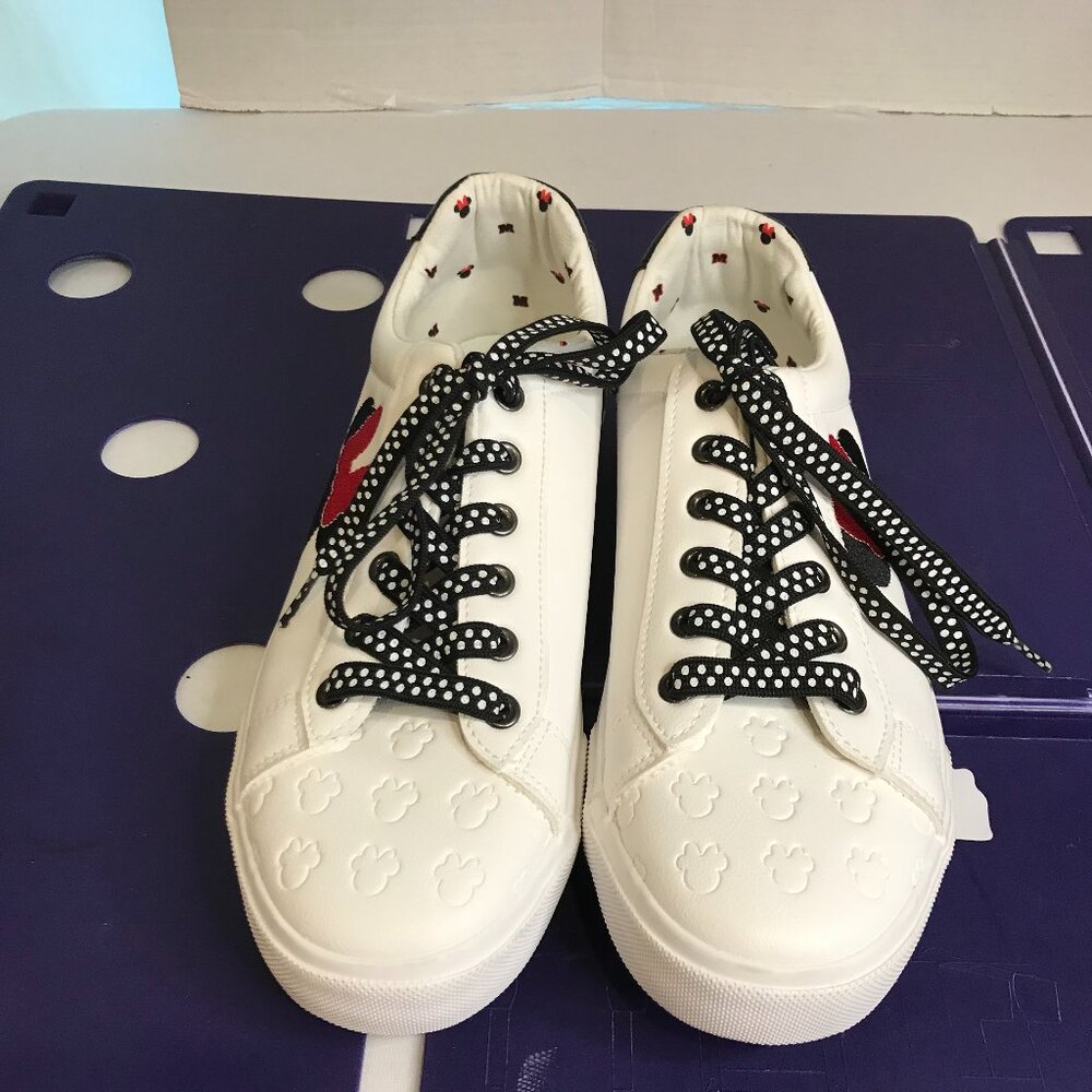 DISNEY MINNIE MOUSE WOMENS LOGO SNEAKERS SIZE 9